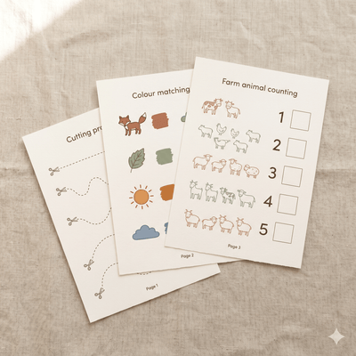Farm Busy Book — Ages 2–4