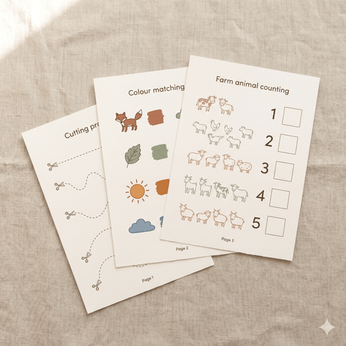 Farm Busy Book — Ages 2–4