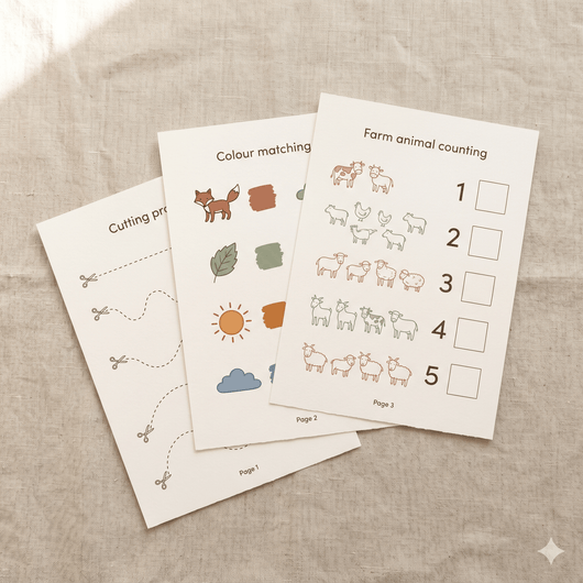 Farm Busy Book — Ages 2–4